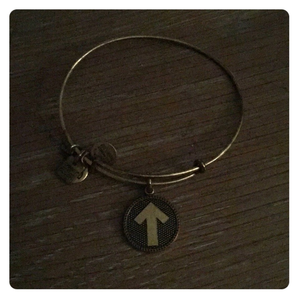 Alex and Ani Stand Up to Cancer bangle in gold